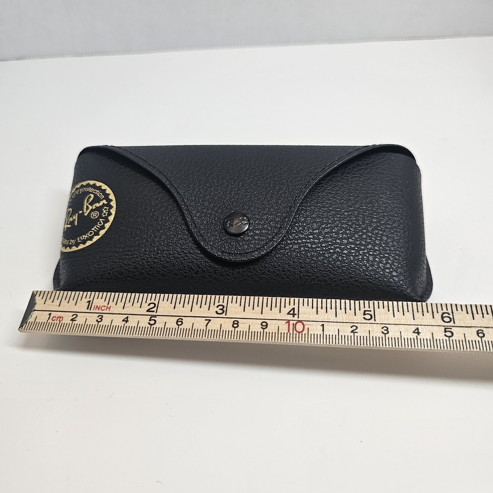 Ray Ban Black Sunglasses Eyeglasses Case Snap Closure